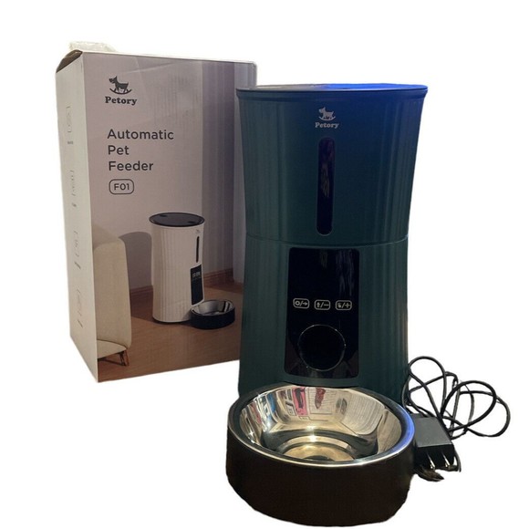 Petory Dog Petory Green Touch Screen Slow Feed Mode Automatic Pet